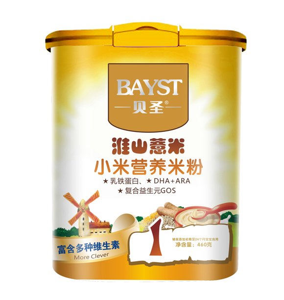 貝圣淮山薏米小米米粉1段