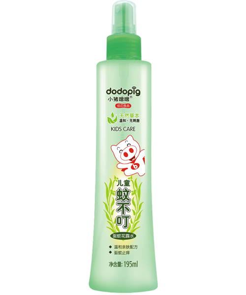 小豬嚕嚕兒童蚊不叮驅(qū)蚊花露水195ml