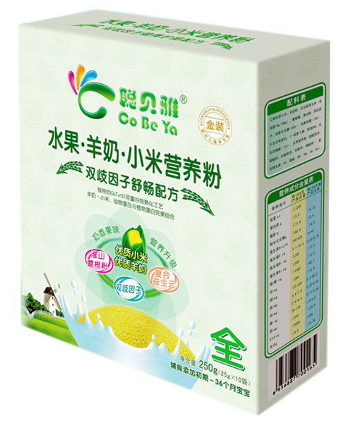 聰貝雅雙歧因子舒暢配方小米營養(yǎng)粉