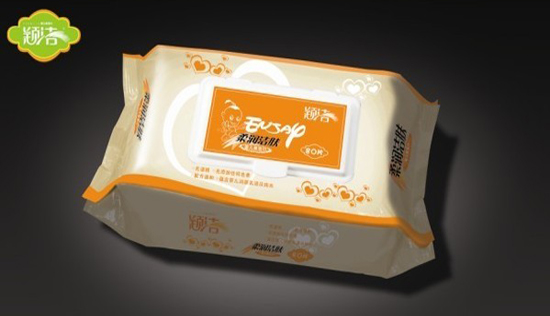 穎潔柔潤(rùn)潔膚柔濕巾80片