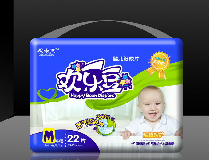 歡樂(lè)豆紙尿片超M號(hào)