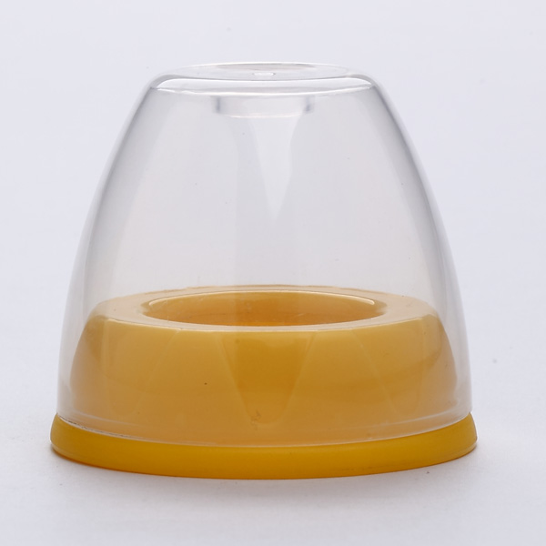 施貝樂橙色寬口奶瓶蓋