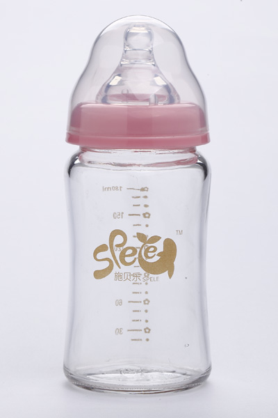施貝樂弧形玻璃奶瓶180mlLKH08