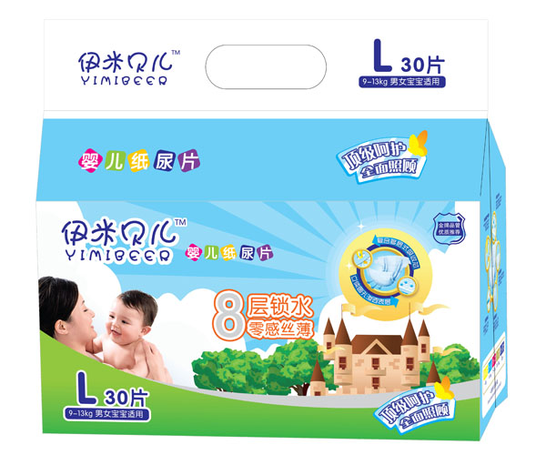 伊米貝兒嬰兒紙尿片L號30片