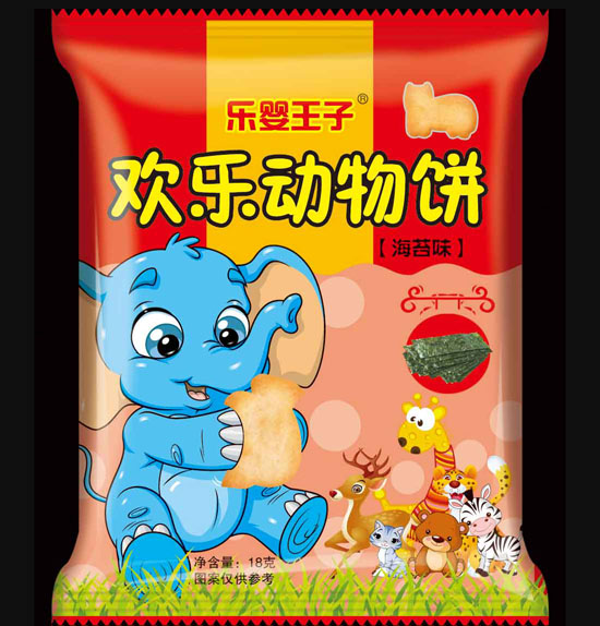 樂(lè)嬰王子歡樂(lè)動(dòng)物餅海苔味