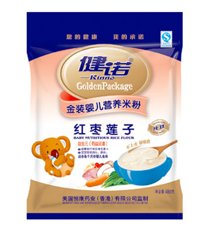 健諾紅棗蓮子嬰兒營養(yǎng)米粉