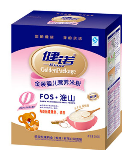 健諾FOS淮山嬰兒營養(yǎng)米粉0段盒裝
