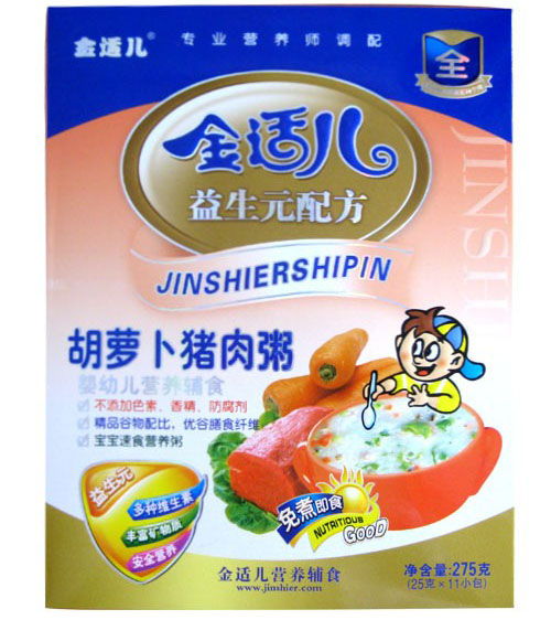 金適兒胡蘿卜瘦肉粥275克