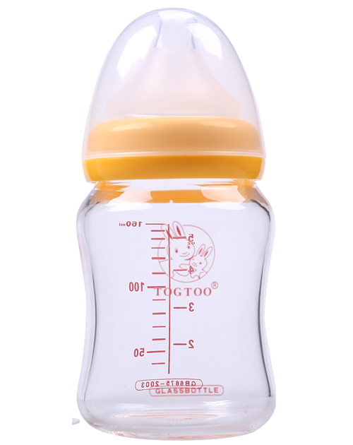 淘氣兔防脹氣玻璃奶瓶160ml