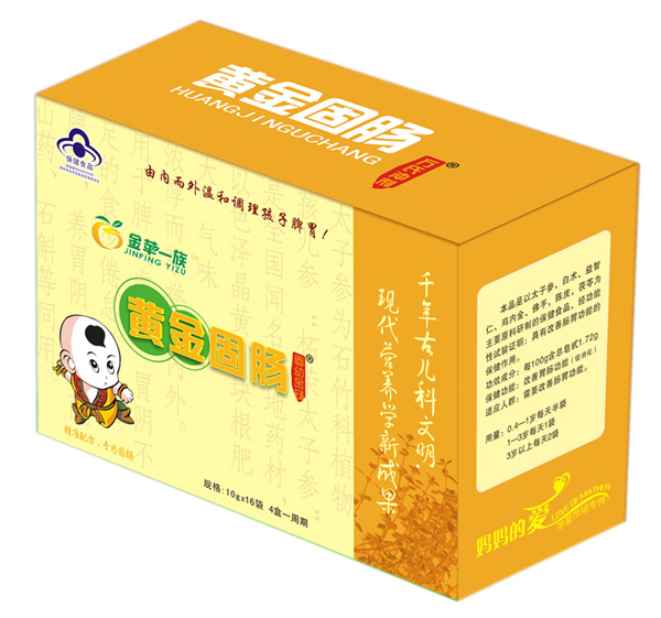 金蘋(píng)一族黃金固腸正面