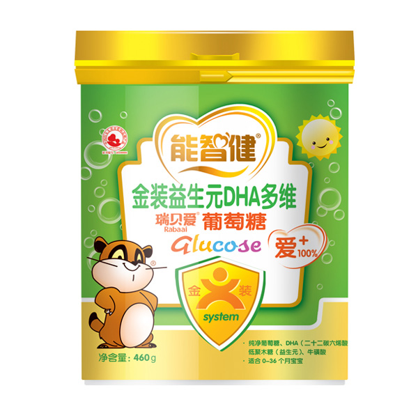 能智健460g金裝益生元DHA多維營(yíng)養(yǎng)葡萄糖