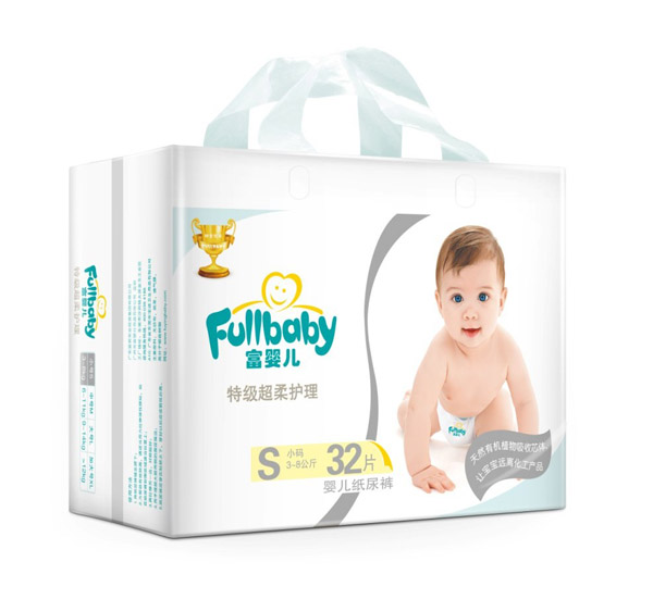 富嬰兒銀裝系列紙尿褲S-32