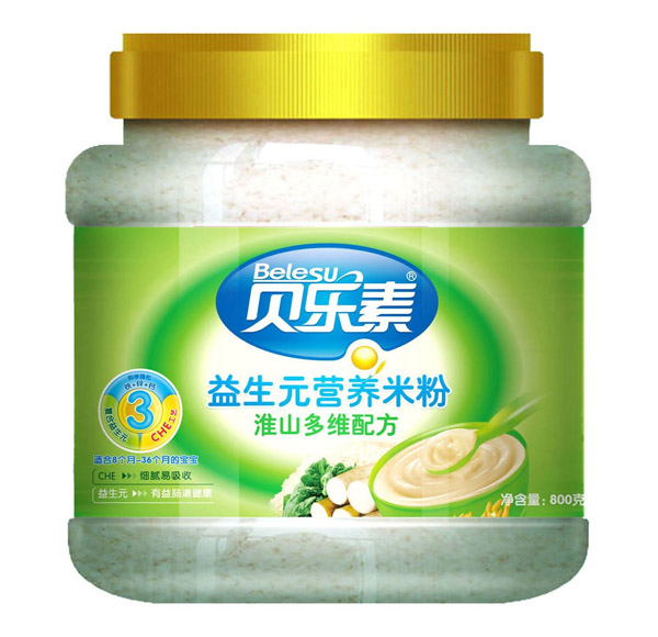 貝樂(lè)素淮山多維益生元營(yíng)養(yǎng)米粉3段