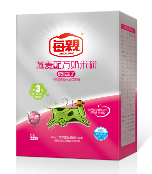 每親核桃蓮子燕麥配方奶米粉