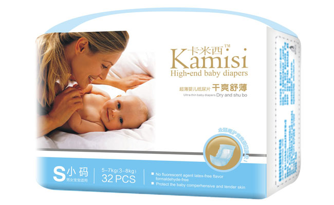 卡米西干爽舒薄紙尿片S