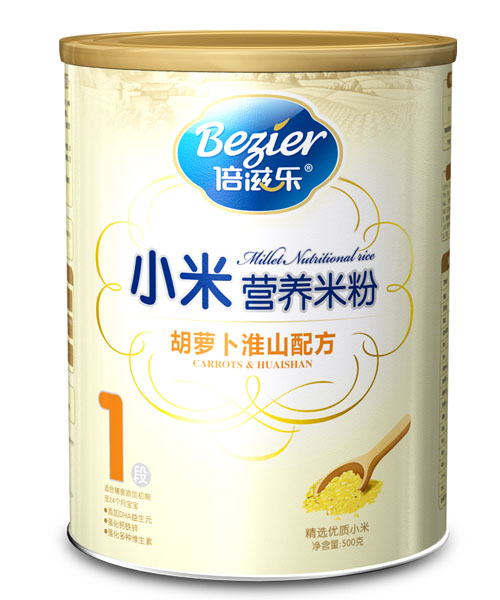 倍滋樂(lè)小米胡蘿卜淮山配方1段