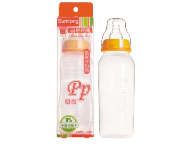 (1)不含Bisphenoi-A的PP安心奶瓶。