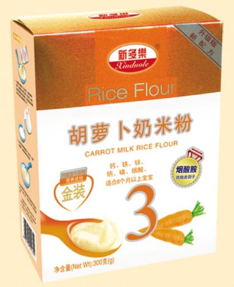 新多樂胡蘿卜蔬菜奶米粉3段