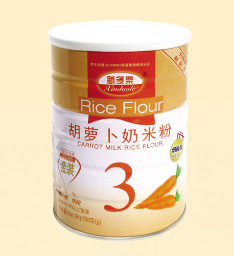 新多樂(lè)胡蘿卜奶米粉3段