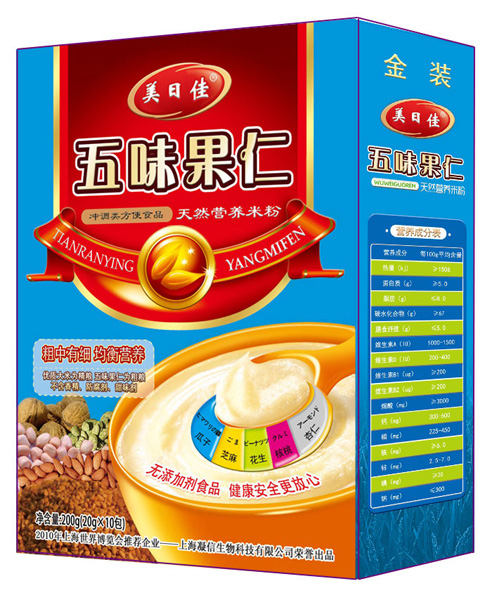 美日佳五味果仁營(yíng)養(yǎng)米粉
