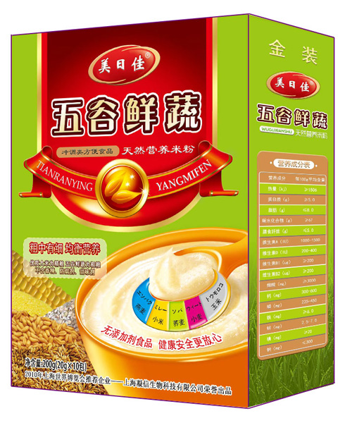 美日佳五谷鮮蔬營養(yǎng)米粉