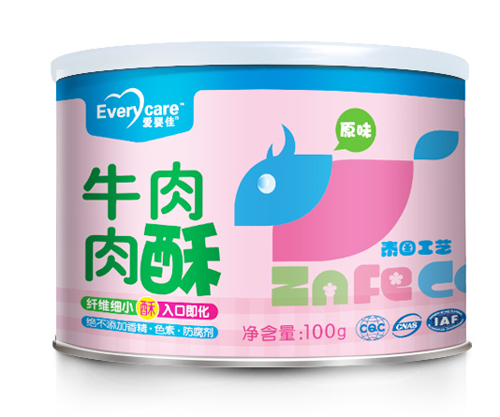 愛嬰佳頑皮動物肉松牛肉酥