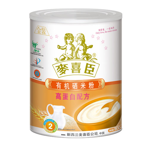 麥喜臣有機(jī)硒米粉高蛋白配方(聽裝)