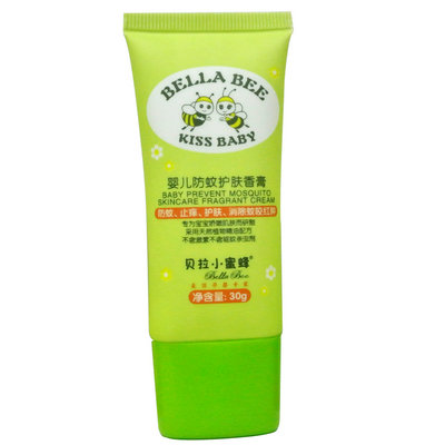 貝拉小蜜蜂嬰兒防蚊護(hù)膚香膏