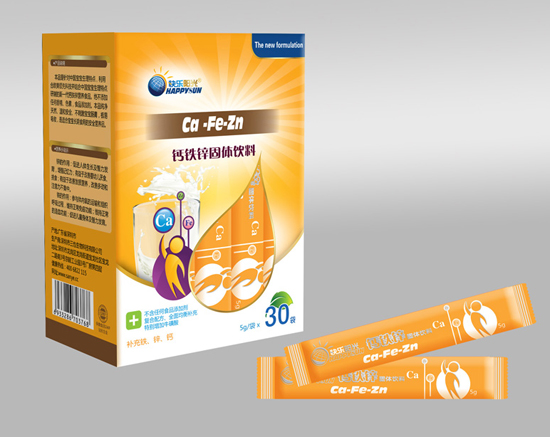 快樂陽光鈣鐵鋅固體