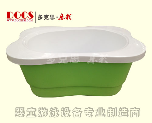 多克思樂(lè)彩兒童花瓣洗澡盆綠色