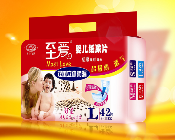 至愛(ài)嬰兒紙尿片L碼42片