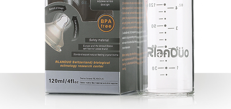 AD305標準口徑玻璃奶瓶