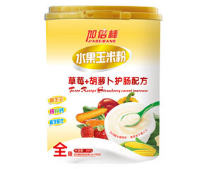 加倍棒草莓+胡蘿卜護腸配方水果玉米粉