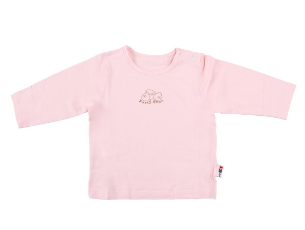 肥仔豆長袖平口肩開上衣