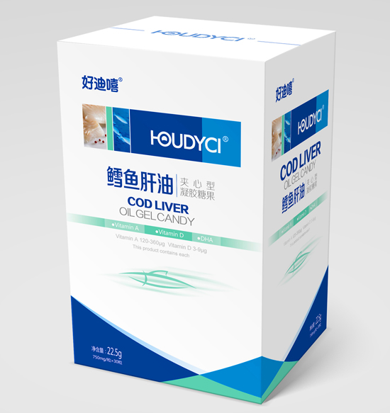 好迪嘻夾心型凝膠糖果(鱈魚(yú)肝油)