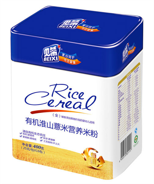 貝希有機淮山薏米營養(yǎng)米粉聽裝