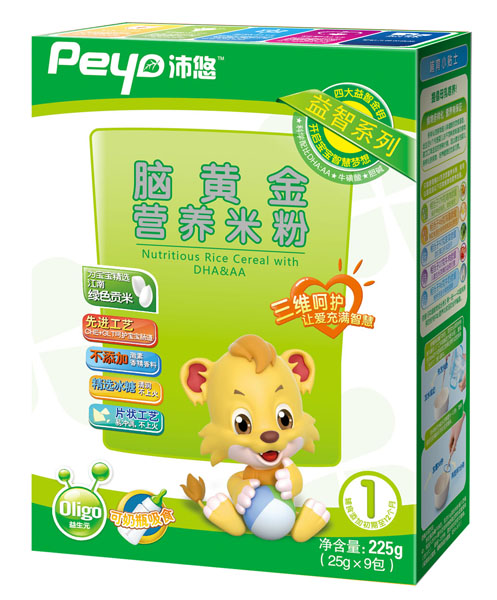 沛悠腦黃金益智營養(yǎng)米粉