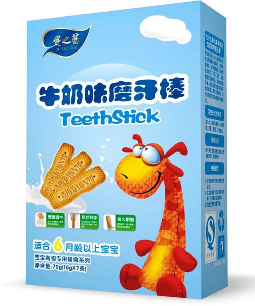 愛之藍(lán)牛奶味磨牙棒