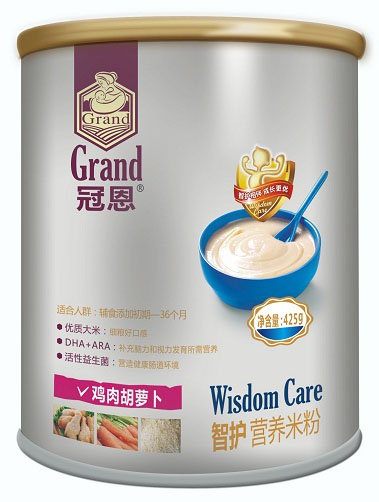 冠恩雞肉胡蘿卜智護(hù)營養(yǎng)米粉