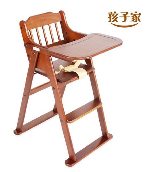 孩子家全實(shí)木兒童餐椅