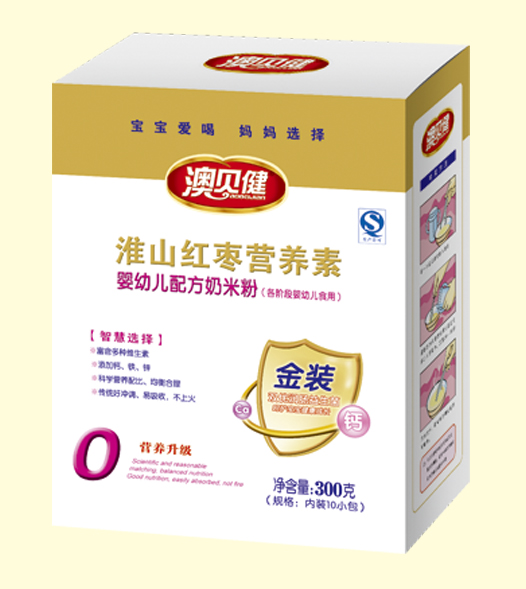 澳貝健淮山紅棗營(yíng)養(yǎng)素奶米粉0段