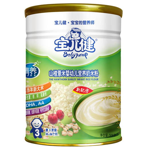 寶兒健精養(yǎng)山楂薏米營養(yǎng)奶米粉3段