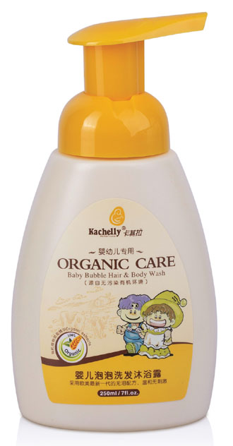 卡其拉嬰兒泡泡洗發(fā)沐浴露250ml