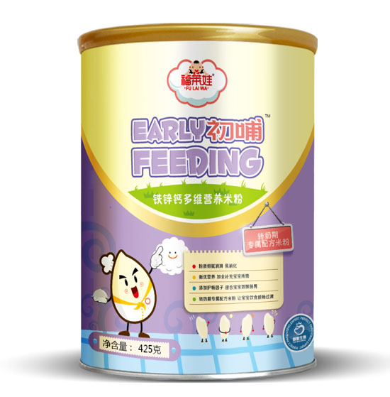 福萊娃初哺鐵鋅鈣多維營(yíng)養(yǎng)米粉聽裝
