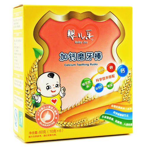 嬰兒樂(lè)高端加鈣磨牙棒60g