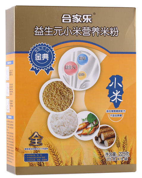 合家樂(lè)金典益生元小米米粉全段盒裝