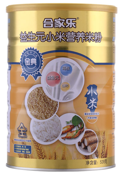 合家樂(lè)金典益生元小米米粉全段