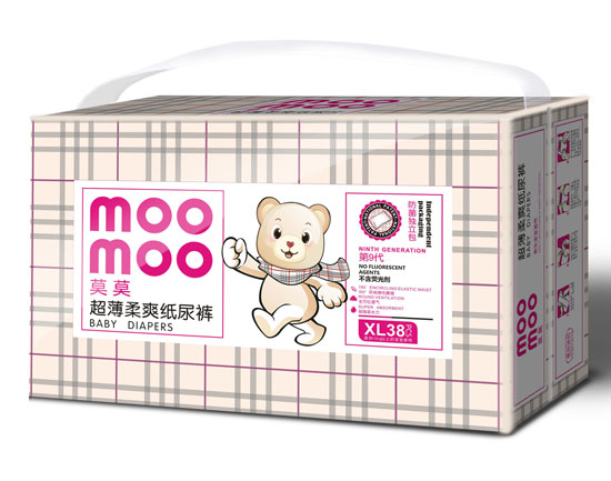 莫莫超薄柔爽紙尿褲XL碼大包裝