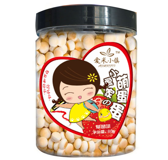 愛(ài)米小鎮(zhèn)嬰兒萌蛋蛋草莓味
