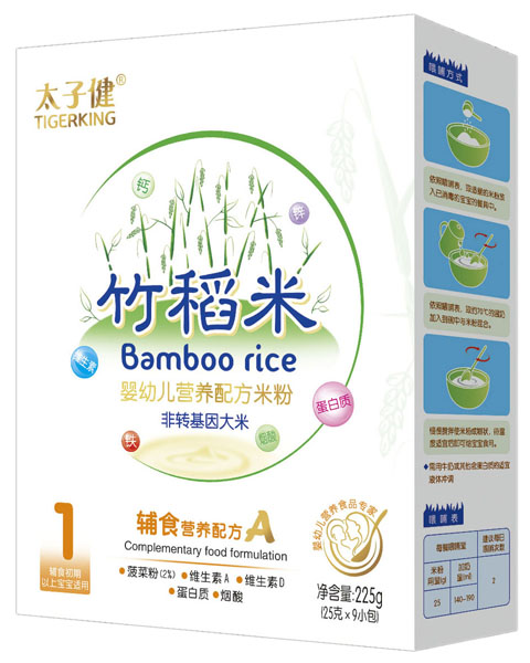 太子健輔食營養(yǎng)配方竹稻米米粉盒裝